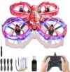 BEZGAR Mini Drone Easy to fly Beginner, LED Remote Control Drones, RC Quadcopter with Auto Hovering, 3 Speed Mode, 360° Flips Stunt, Headless Mode, Obstacle Avoidance, Birthday Gifts for Kids 4-8 8-12