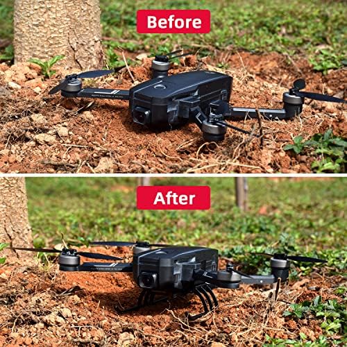 HeiyRC Foldable Landing Gear for Holy Stone HS720 / HS720E Drone Height Extended Leg Stand Gimbal Protector Accessory - Image 3