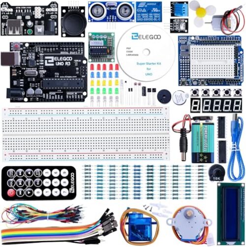 ELEGOO UNO Project Super Starter Kit with Tutorial and UNO R3 Board Compatible with Arduino IDE