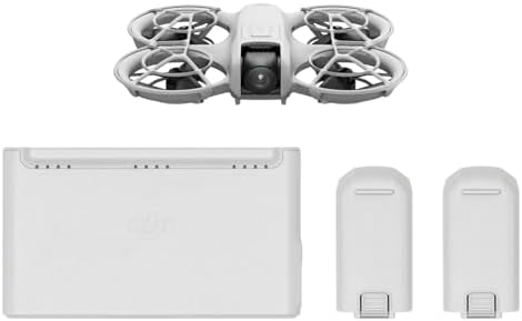DJI Neo Three-Battery Combo, Mini Drone with 4K UHD Camera for Adults, 135g Self Flying Drone that Follows You, Palm Takeoff, Subject Tracking, QuickShots, Stabilized Video (Controller-Free)