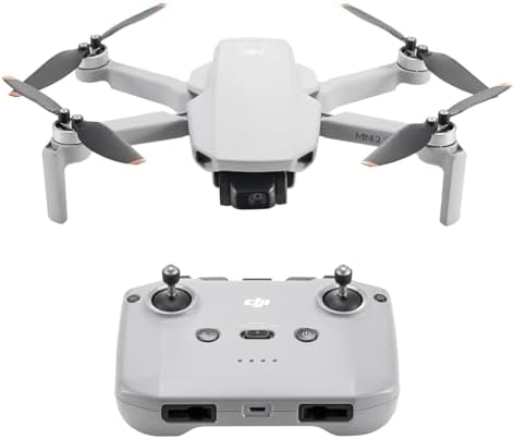 DJI Mini 2 SE, Lightweight Mini Drone with QHD Video, 10km Max Video Transmission, 31-Min Flight Time, Under 249 g, Auto Return to Home, 3-Axis Gimbal Drone with Camera for Beginners
