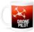 3dRose mug_179913_1 Red Drone with Uav Pilot Ceramic Mug, 11-Ounce