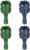 4pcs Drone Control Sticks, Detachable Drone Joysticks Controller Stick Thumb Replacement Accessories Compatible with DJI Mini 3 Pro Drone DJI RC (Blue, Green)
