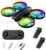 RC Drone for Kids and Beginner, Small RC Quadcopter with Lights and 3D Flip, Altitude Hold, Headless Mode, Propeller Full Protect, Easy to Fly Toys Drone for Kids Boys and Girls Gift (Black)