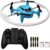 Mini Drone for Kids and Beginners – Small RC Drone with Cool LED Lights, 360° Flip and 90° Surround Flight – with Batteries, Extra Propellers and Remote Control – Long Battery Life, Easy to Use