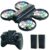 RC Drone with Altitude Hold and Headless Mode,Quadcopter with Blue&Green Light,Propeller Full Protect,2 Batteries and Remote Control,Easy to fly Kids Gifts Toys for Boys and Girls