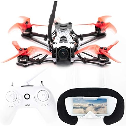 Tiny Hawk Micro Drone Free Style 2 FPV Racing Outdoor Quad Ready To Fly Kit with Goggles and Controller for Beginners and Pros