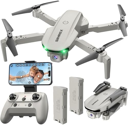 Drone With Camera 1080P for Kids And Adults, RC Quadcopter with Altitude Hold, Mini Drone With One Key Start, Waypoint Fly, Headless Mode, 3D Flip, 3 Speeds, Remote Control Drone for Beginners