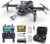 BEZGAR BD901 Drones with Camera for Adults 4K Long Range – Foldable Mini Drone with 4K Video, 3-Axis Gimbal, 3KM Transmission, 23 Mins Flight Time, Return To Home, Follow Me, Hobby RC Quadcopters