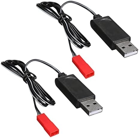 2pcs Drone Battery JST Connector with USB Charger for Sky Viper Drone s670 v950HD v950 STR s1700 V2400HD