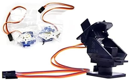 Pan Tilt 2 Axis FPV Camera Gimbal Mount Bracket W/ 2 Servos Support for Arduino and Raspberry Pi Motion Control Ultrasonic Sensor Mounting RC FPV plane Fixed-wing Drone