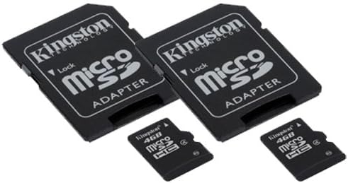 HUBSAN X4 H107C-HD Quadcopter Drone Memory Card 2 x 4GB microSDHC Memory Card with SD Adapter (2 Pack)