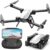 X900 Drone Optical Flow Positioning RC Quadcopter with 1080P HD Camera, Altitude Hold Headless Mode, Foldable FPV Drones WiFi Live Video 3D Flips 6axis RTF Easy Fly Steady for Learning Matte White