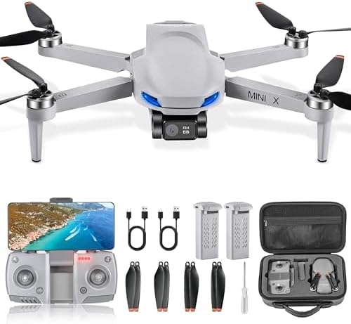 GPS Drone with Camera for Adults Beginner 4K EIS Camera Drones 2-Axis Gimbal Stabilization Under 249g follow me,Auto Return RC Quadcopter Mini Drone,2 Battery for 45-Min Max Flight Time