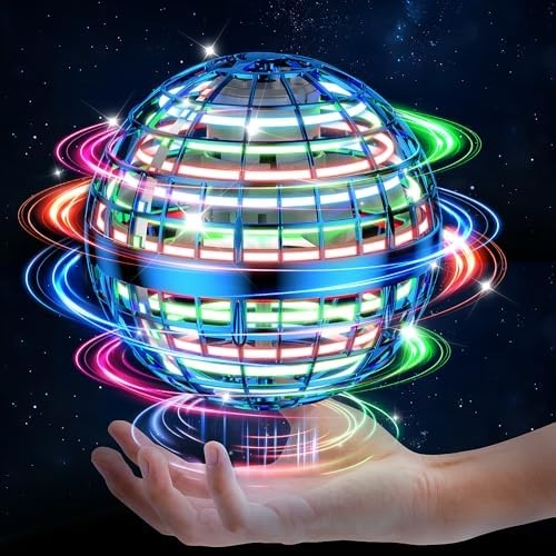2025 AI Flying Orb Ball Toys, Galaxy Cosmic Globe Boomerang Hover Ball, Hand Drone Orbit, Galactic Fidget Spinning, Birthday Cool Stuff for 6 7 8 9 10+ Year Old Boys Girls Teens Outdoor