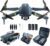 2650 ft Long Range Super Endurance Foldable Drone with Camera for Beginners–60+ min Flight Time, WiFi FPV Quadcopter with 4K HD Camera, Brushless Motor, Auto Hover, Follow Me (3 Batteries)