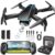 Drone with Camera – Drones for Adults, with 2 Batteries, Carrying Case, Propellers, 1080P HD Foldable Drone with Stable Hover, Trajectory Flight, Gravity Control, One Key Take Off/Land, 3D Flip
