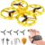 2025 Upgraded Hand Controlled Drone for kids,Somatosensory aircraft with Smart Watch Controlled, Gesture sensing aircraft Cool LED Remote Control Drone 360° Flips,quadcopter,Toys Gifts for Boys and Girls