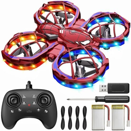 Mini Drone for Kids with Beginners, Kids Drone with Throw to Go, 3 Speeds Mode, 360° Flips, Auto Hovering, Headless Mode, Obstacle Avoidance Function, Birthday Gifts for 3-10 Year Old Boys Girls