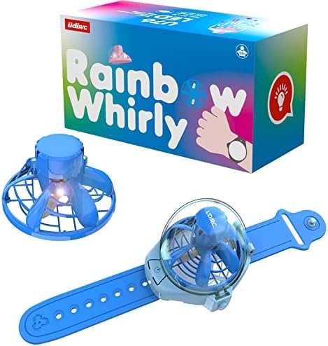 CheerWing Mini Drone for Kids, One Key RC Watch Control Small UFO Flying Toys with LED Night Lights Easy to Operate for Beginners Boys Girls Blue