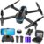 Drone with Camera for Adults, HD FPV Drones with Upgrade Altitude Hold, One-Key Take Off/Landing, Voice Control, Headless Mode, 2 Batteries, Toys Gifts for Teen Boys Girls, Beginner