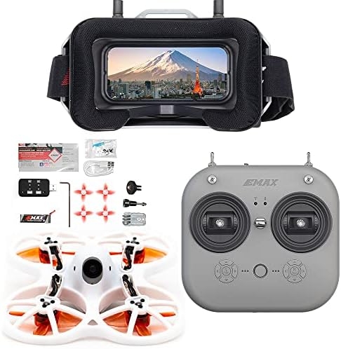 EMAX EZ Pilot Pro FPV Drone Set for Kids and Adult Beginners with Real 5.8g Goggles and Controller Easy to Fly Quadcopter