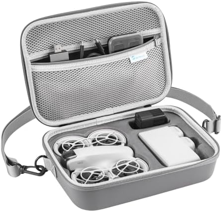 Skyreat Neo Carrying Case, Compact Storage Fly More Combo Case, Portable Travel Protective Shoulder Bag for DJI Neo Drone and Two-Way Charging Hub Accessories
