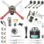 HAWK’S WORK F450 Drone Kit to build, DIY Quadcopter Set, Frame + Pixhawk + GPS + Power Module + ESC + Brushless Motor + Prop + Battery + RC Transmitter & Receiver + Accessory + Guild Book & Video (A)