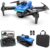 GoolRC XT2 Drone with Camera for Adults, 4K HD FPV Mini Drone for Kids with Optical Flow Positioning, RC Qudcopter with Obstacle Avoidance, 3D Flips, Altitude Hold, Headless Mode, 2 Batteries (Blue)