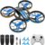 Mini Drones for Kids – RC Drone with Auto Hovering and Headless Mode, Quadcopter with LED Light, Propeller Full Protect, 3D Flips, 3 Batteries, Remote Control, Best Toys Gifts