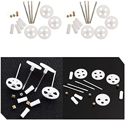 Acxico 24Pcs RC Quadcopter Drone Spare Parts Motor Gear & Main Gears Set for Syma X5 X5C X5SC