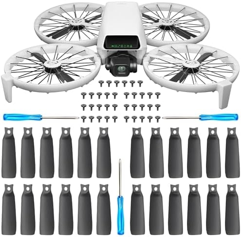 Propellers for DJI Flip Blades – 24PCS Props Quick Replacement Spare Part Low Noise Wings for DJI Flip Drone Accessories