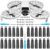 Propellers for DJI Flip Blades – 24PCS Props Quick Replacement Spare Part Low Noise Wings for DJI Flip Drone Accessories