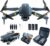 2650 ft Long Range Super Endurance Foldable Drone with Camera for Beginners–60+ min Flight Time, WiFi FPV Quadcopter with 4K HD Camera, Brushless Motor, Auto Hover, Follow Me (3 Batteries)