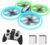 Q9s Drones for Kids,RC Drone with Altitude Hold and Headless Mode,Quadcopter with Blue&Green Light,Propeller Full Protect,2 Batteries and Remote Control,Easy to fly Kids Gifts Toys for Boys and Girls
