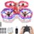 BEZGAR Mini Drone Easy to fly Beginner, LED Remote Control Drones, RC Quadcopter with Auto Hovering, 3 Speed Mode, 360° Flips Stunt, Headless Mode, Obstacle Avoidance, Birthday Gifts for Kids 4-8 8-12