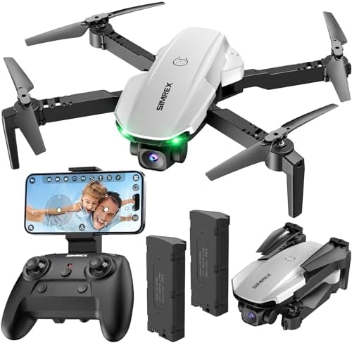 Drone With Camera 1080P for Kids And Adults, RC Quadcopter With Altitude Hold, Mini Drone With One Key Start, Waypoint Fly, Headless Mode, 3D Flip, 3 Speeds, Remote Control Drone for Beginners