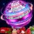 Flying Orb Ball Toy,Flying Ball Drone Hand Controlled, Flying Hover Ball Toys with LED Light, Cool Toys Birthday Gift, Cosmic Globe Boomerang Ball for Boys and Girls (Purple)